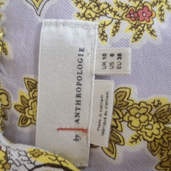 Anthrpologie Echarpe Blouse Size 8 - Picture 9 of 10
